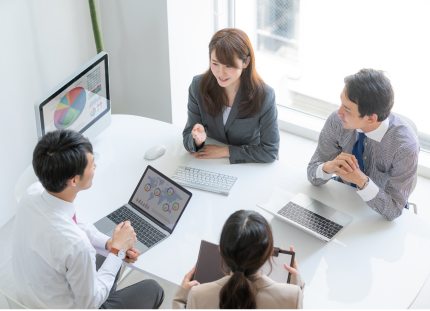 パートナー企業との打ち合わせ