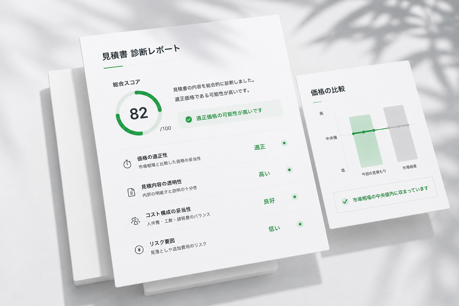 見積書診断レポート